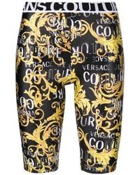 Versace Jeans Couture - Couture Logo-Printed Stretched Cycling Shorts - Lyst