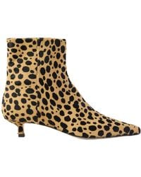Aeyde - Sofie Leopard-Print Calf Hair Pumps - Lyst