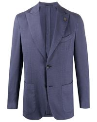 Lardini - Long Sleeved Suit Jacket - Lyst
