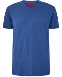 BOSS - Vneck Shortsleeve Tshirt - Lyst