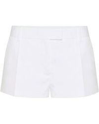 Valentino - Mid-Rise Tailored Shorts - Lyst