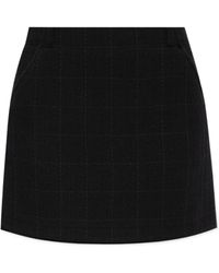 A.P.C. - Tweed Mini Skirt - Lyst