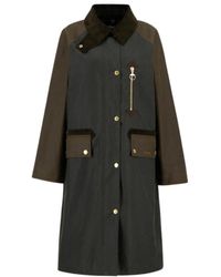 Barbour - Raglan-Sleeve Buttoned Coat - Lyst