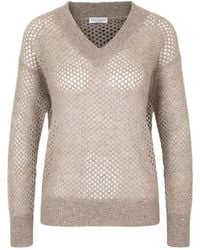 Brunello Cucinelli - Long-Sleeved Knitwear - Lyst