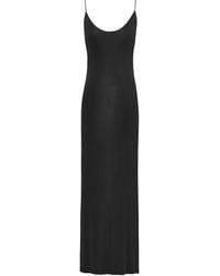 Saint Laurent - Chain-Link-Strap Backless Maxi Dress - Lyst