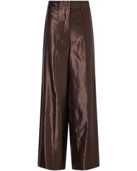 JOSEPH - High Waist Wide Leg Pants - Lyst