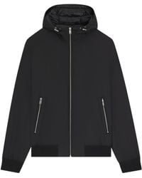 BOSS - Hooded Zip-Up Jacket - Lyst