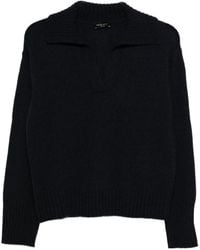 Roberto Collina - Long-Sleeved Ribbed Sweater - Lyst