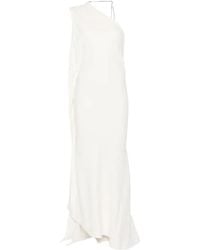 Victoria Beckham - One-Shoulder Chain-Detail Dress - Lyst