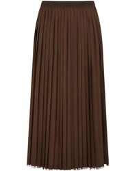 Twinset - Pleated Midi Skirt - Lyst