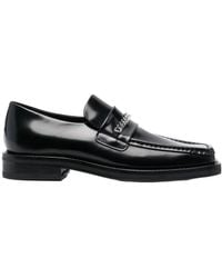 Martine Rose - Chain-Lined Square Toe Loafers - Lyst