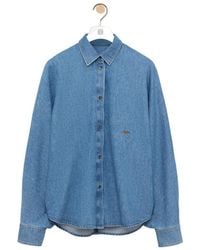 Loewe - Relaxed Logo Shirt - Lyst