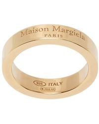 Maison Margiela - Logo Engraved Ring - Lyst