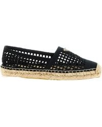 Prada - Crochet Espadrilles - Lyst