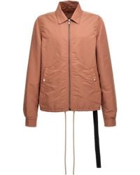 Rick Owens - Zip Up Padded Jacket - Lyst