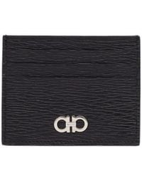Ferragamo - Ferragamo Gancini Colour-Block Effect Cardholder - Lyst