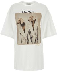 Max Mara - Wegman Printed Crewneck T-Shirt - Lyst