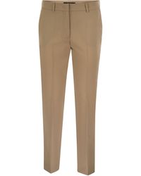 Weekend by Maxmara - Canon Wool Cigarette Trousers - Lyst