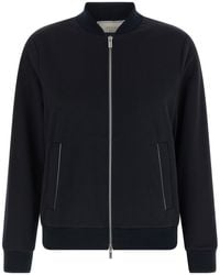 Peserico - Punto Luce Zip Sweatshirt - Lyst