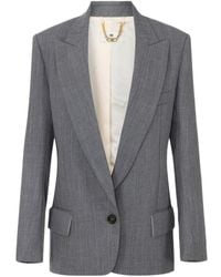 Elisabetta Franchi - Long-Sleeve Blazer - Lyst