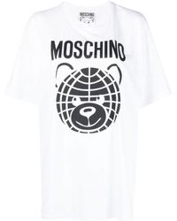 Moschino - Logo Short-Sleeved T-Shirt - Lyst