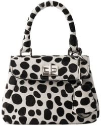 Prada - Avoir Printed Calf Hair Leather Mini Handbag - Lyst