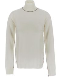 Maison Margiela - Work-In-Progress Roll-Neck Jumper - Lyst