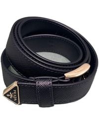 Prada - Logo Detailed Buckled Belt - Lyst