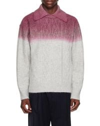 Adererror - Gradient Knitted Sweater - Lyst
