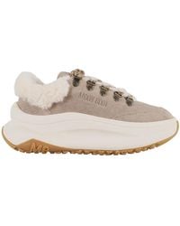 Moon Boot - City Shearling Platform Sneakers - Lyst