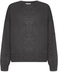 Brunello Cucinelli - Mohair-Blend Long-Sleeved Jumper - Lyst