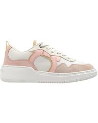 Ferragamo - Ferragamo Gancini Low-Top Sneakers - Lyst