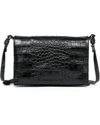 MM6 by Maison Margiela - Embossed Logo Patch Shoulder Bag - Lyst