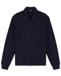 Giorgio Armani - Zip-Up Collar Jacket - Lyst