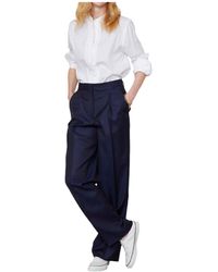 Officine Generale - Belt-Loop Casual Pants - Lyst