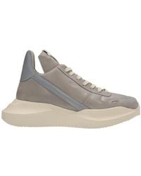 Rick Owens - Multi-Panel Lace-Up Sneakers - Lyst