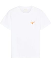 Closed - Embroidered Basic T-Shirt - Lyst