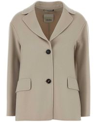 Max Mara - Melfi Notched-Lapel Button-Fastening Coat - Lyst