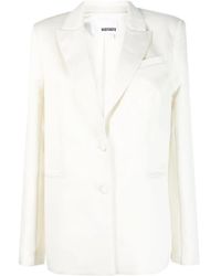 ROTATE BIRGER CHRISTENSEN - Logo Suit Jacket - Lyst