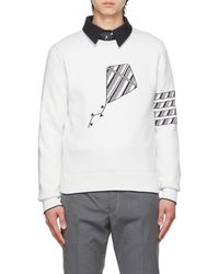 Thom Browne - Pullover W/ Kite Icon Jacquard 4Bar - Lyst