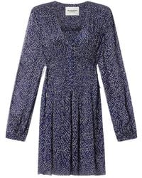 Isabel Marant - Isabel Marant Étoile Loriena Floral Printed Mini Dress - Lyst