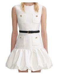 Self-Portrait - Prince Of Wales Checked Mini Dress - Lyst
