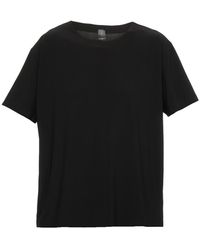 Norma Kamali - Crew Neck Short Sleeve Top - Lyst