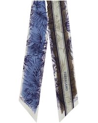 Ferragamo - Ferragamo Gravure Printed Bandeau - Lyst
