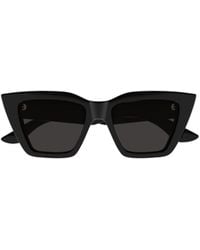 McQueen - Eyewear Cat Eye Frame Sunglasses - Lyst