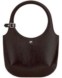 Courreges - Courrèges Holy Naplack Zipped Tote Bag - Lyst
