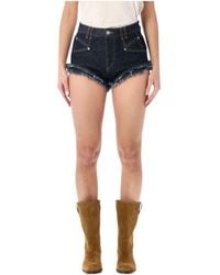 Isabel Marant - Isabel Marant Eneidala Denim Shorts - Lyst