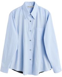 Our Legacy - Contrast Striped Cotton Shirt - Lyst