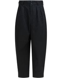 Comme des Garçons - Comme Des Garçons Homme Wide Leg Turn-Up Trousers - Lyst