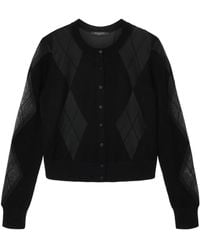 AllSaints - Front Button Cardigan - Lyst